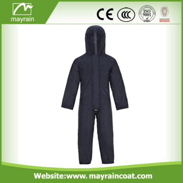 Polyester Kids Black Blue Red Rain suit