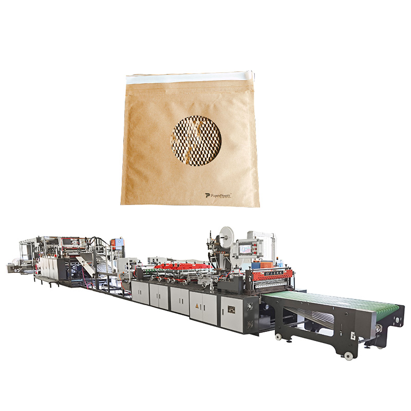 Braunes Kraftpapier Wabenpapierpapierbeutelmaschine