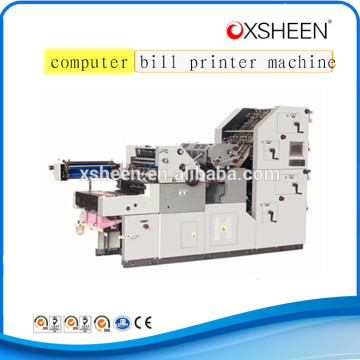 double colors printing machine, double colors computer bill printing machine