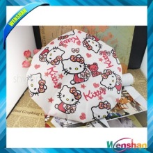 simple soft cut Hello kitty printing shower cap