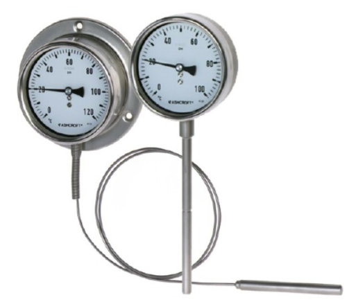 Semua Gas Stainless Steel Diisi Suhu Gauge