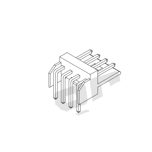 2.50mm Pitch 90 ° gofret AW2544R-XP