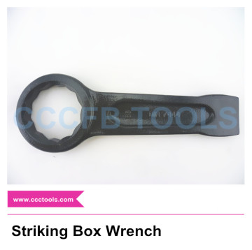 High Quality 45# Steel Striking Box Wrench,40 CR Slugging Ring Spanner,Hammer Ring Spanner