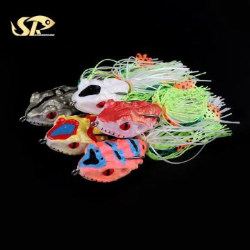 PVC Frog Lure 50m 13g Double Hook Soft Lure for Fishing F054