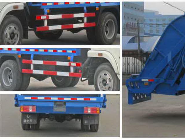 YUEJIN 6CBM Compression Rubbish Truck