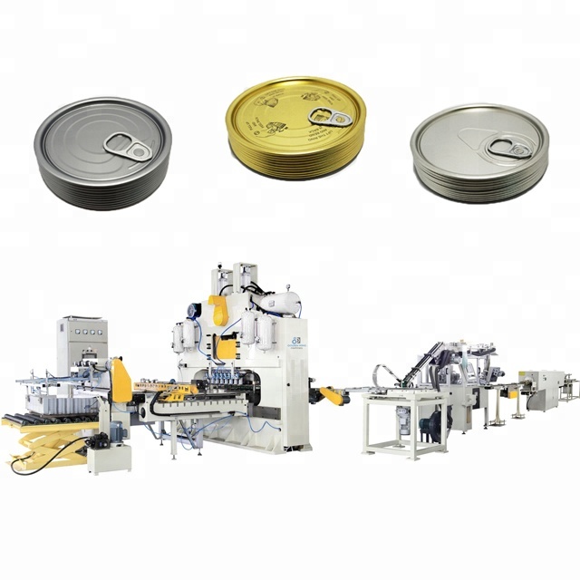 Automatic aluminum eoe lid making machine