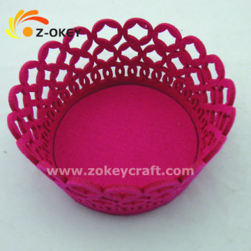 Felt home decor fruit plate gift