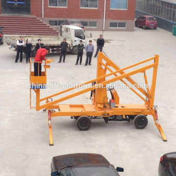 Hydraulic boom lift table/ rotating work platform