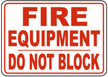 Fire equipment safety sign,Plastic and Aluminum fire safety sign