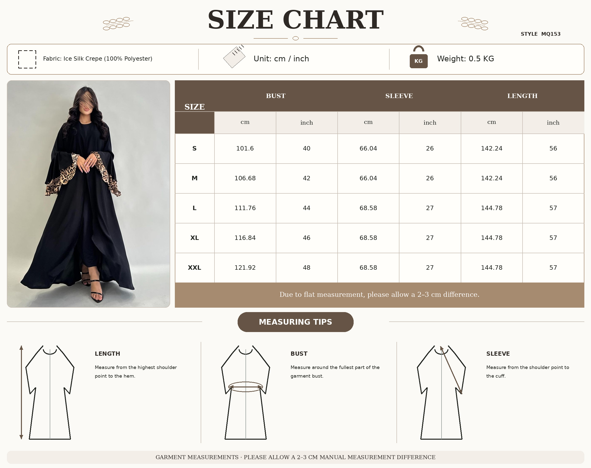 Leopard Ruffle Sleeve Furan Kimono Abaya Black Leopard Ruffle Sleeve Open Kimono Abaya