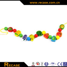 Animal Shapes Wooden Beads String Toys