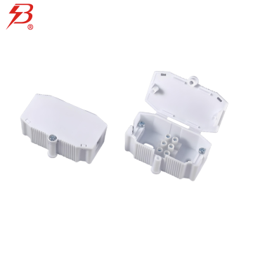Polypropylene wiring connection boxes