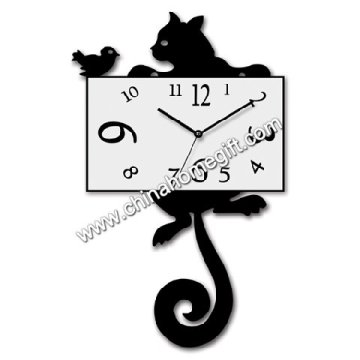 animal design wall clock