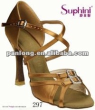 Fashion Dark Tan BD Latin Dancing shoes 297