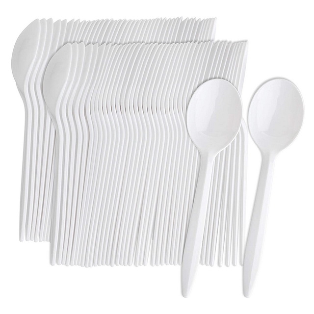 Plastic Cutlery Set with Disposable Spoon Fork