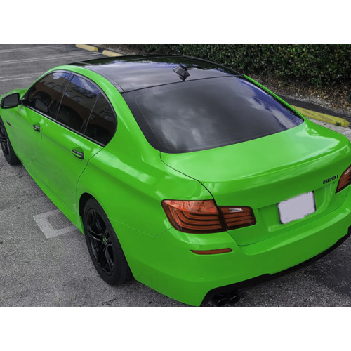 Gloss Green Car wrap vinyl.