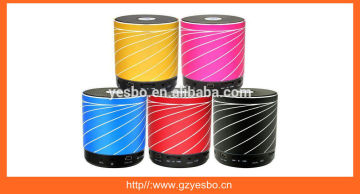 mini Wireless+TF+handsfree+FM bluetooth speaker, alluminum shield speaker