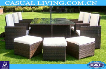 Outdoor rattan furniture garden set