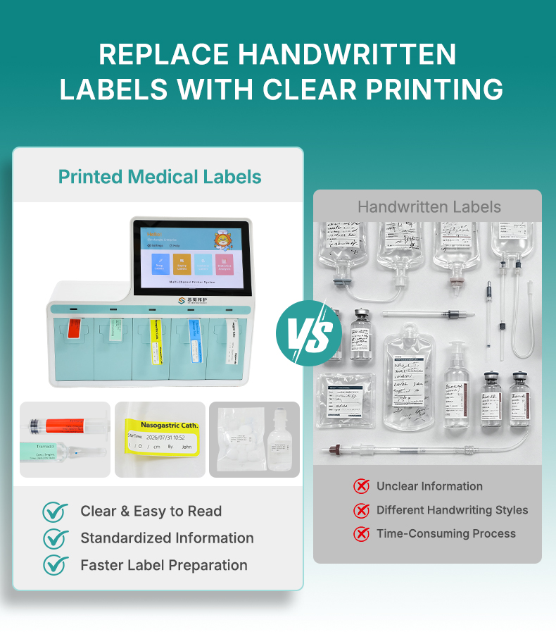 impresora de etiquetas sanitarias healthcare label printer
