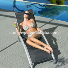 WPC outside swimming pool raised decking floor