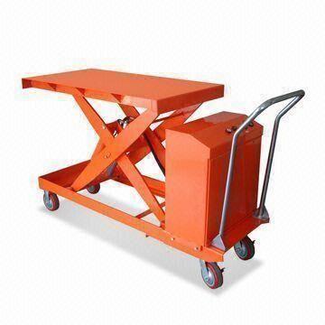 1,600 x 610 x 1,000mm Electric Lift Table with Capacity of 1,000kg and 1,000mm Maximum Height