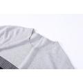 Men's Knitted Multi-Color Striped Crew-neck Base Pullover