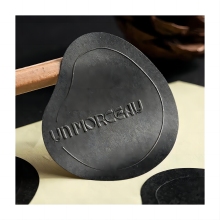 Customized Adhesive Wine Logo Metal Label Sticker Embossed