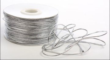 Factory price supply silver metallic cord