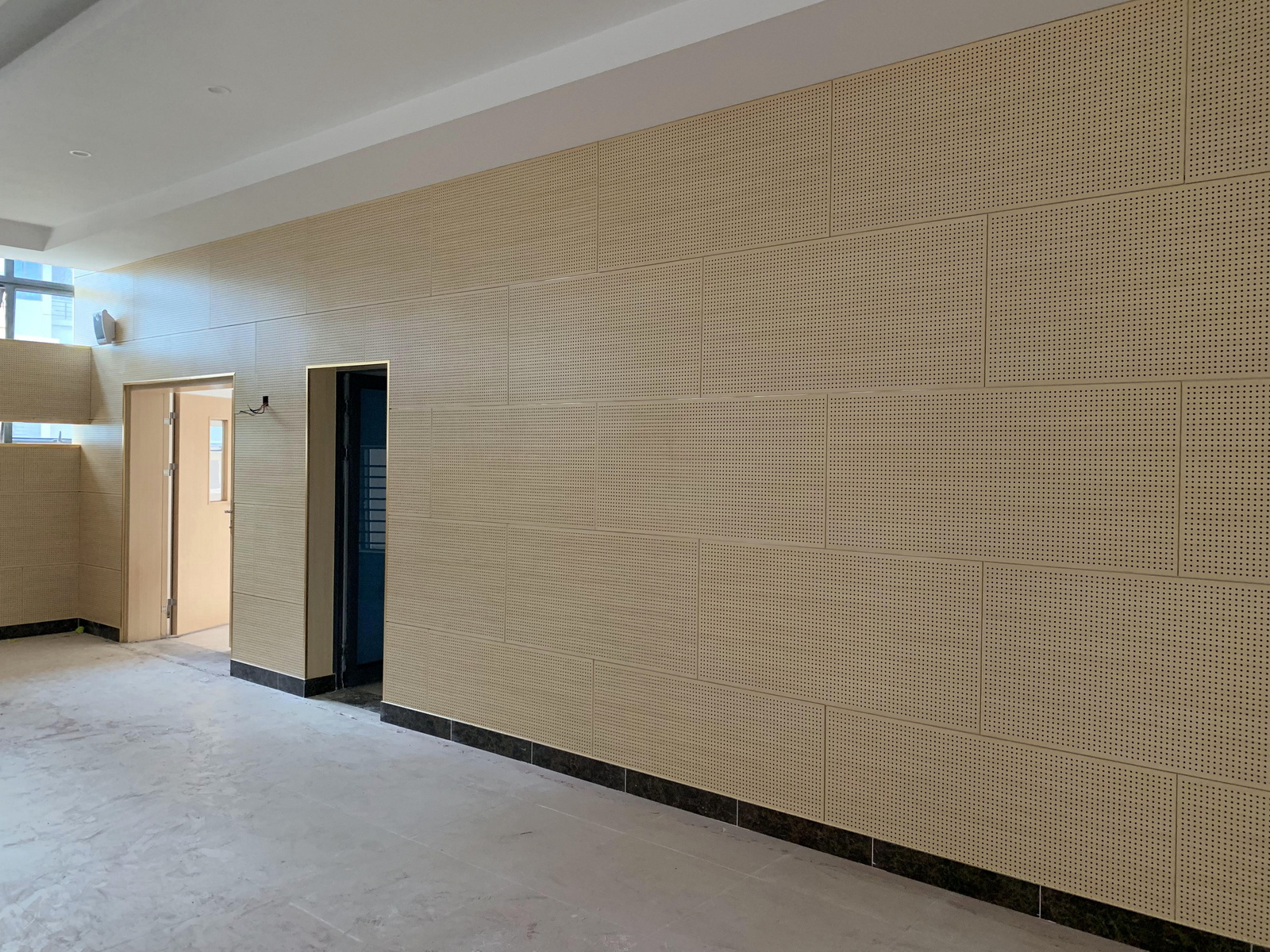 perforated wood board