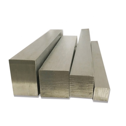 Barra rectangular de titanio en stock