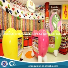 sweets and candy lollipop display stand