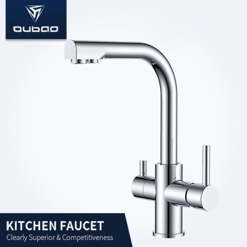 Penjana Penapis Air Tiga Jalankan Tap Dapur Faucet