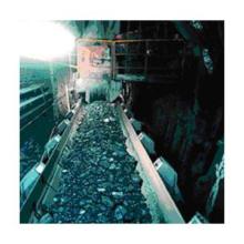 Flame retardant conveyor beltingof textile construction for general us