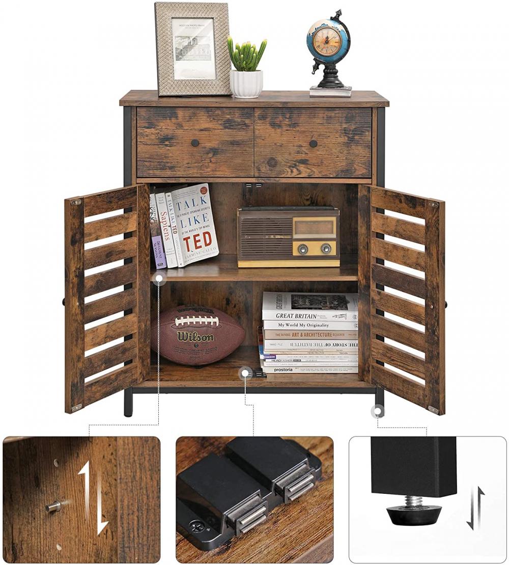 Industrial Vertical Wooden Cabinet2 Jpg