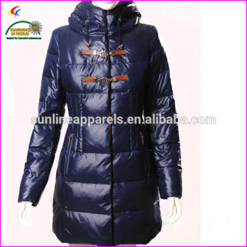 women's leisure long designer wear down jacket