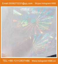 hologram Transparent sticker label