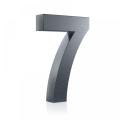 Black Powder Coated Metal Stainless House Numbers