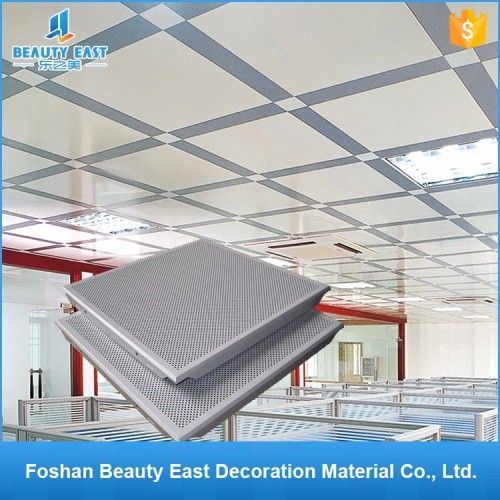 Competitive price fireproof building materials aluminum ceiling tiles 600x600