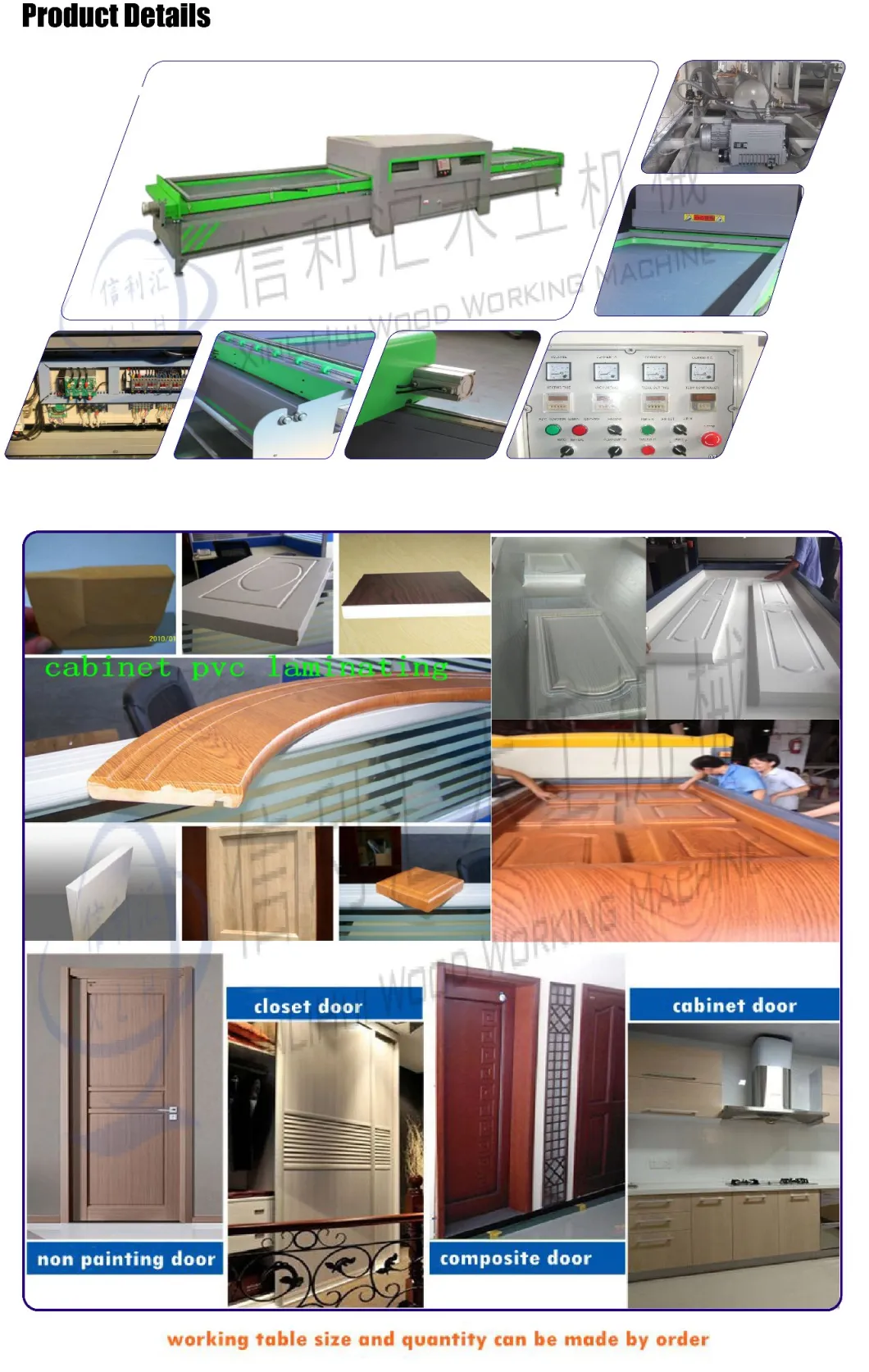 PVC Vacuum Membrane Press, Wooden Door Vacuum Membrane Press Machine Veneer Laminating in Kenya, Zimbabwe and Ethiopia Africa Market