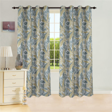 Polyester Window Jacquard Panel Curtain