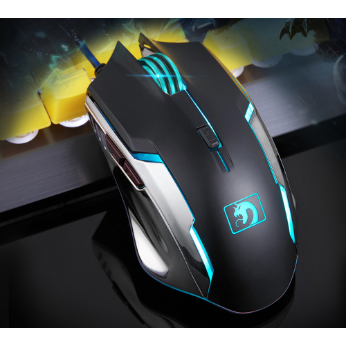 Wired gaming luminous colorful mouse