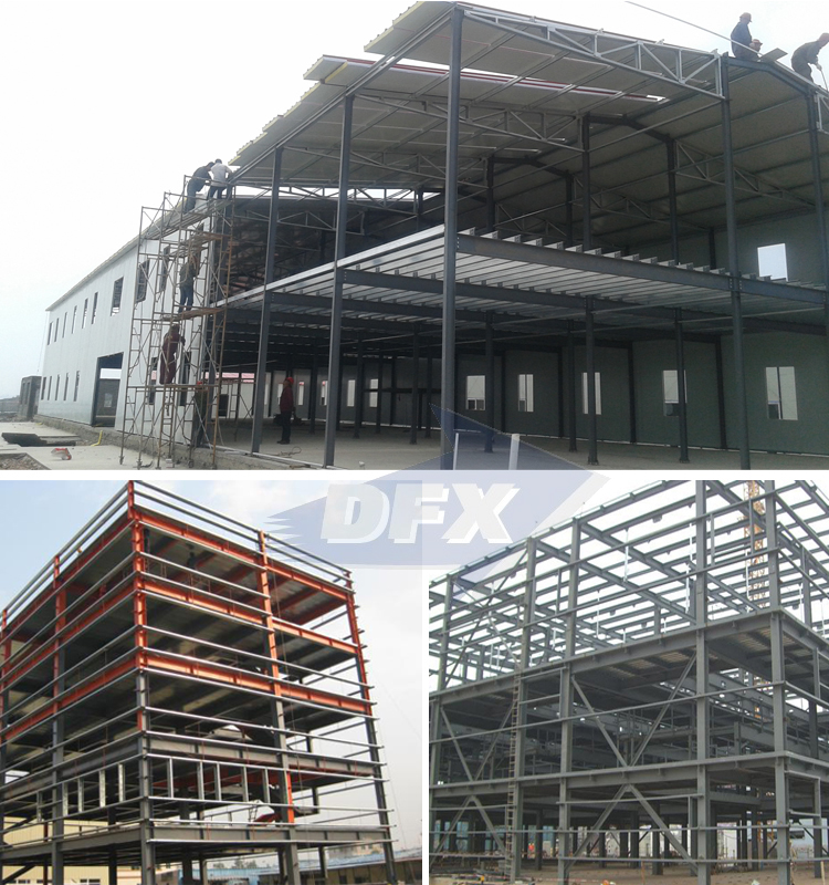 Prefabricated Multifloor Light Steel Structural Frame Residential Buildings