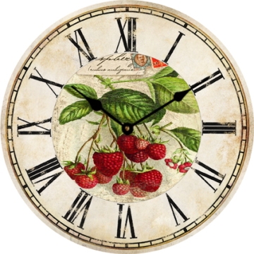Strawberry Decoration MDF Wall Clock