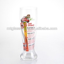 34oz Large beer glass / Funny beer glass/Customerize design beer glass