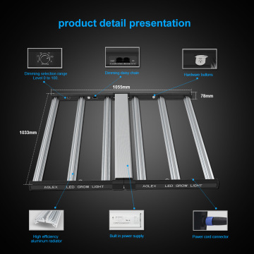 Luzes de cultivo de plantas internas Samsung Full Spectrum 720W