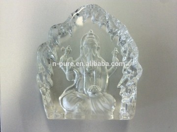 Wholesale exquisite crystal ganesh statue