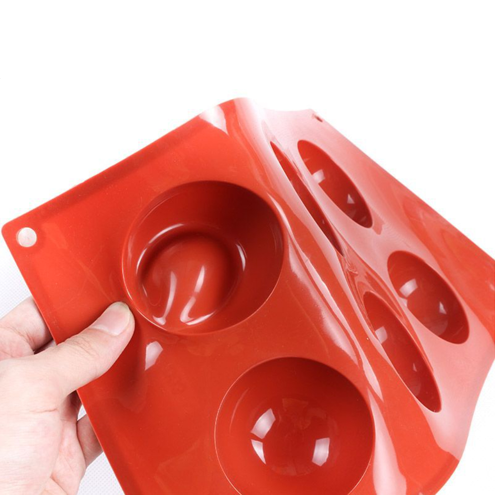 6 Cavity Round Silicone Mold (2)