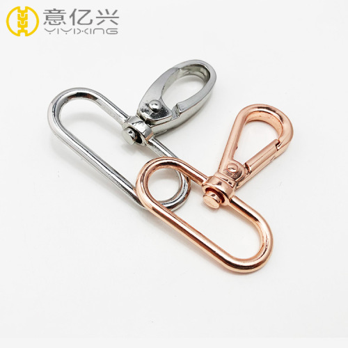 Spring swivel lobster clasp metal snap hook