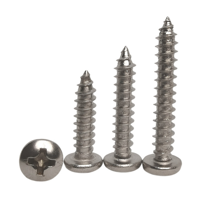 স্টেইনলেস স্টীল 304 ফিলিপ screws স্ব-টপিং স্ক্রু