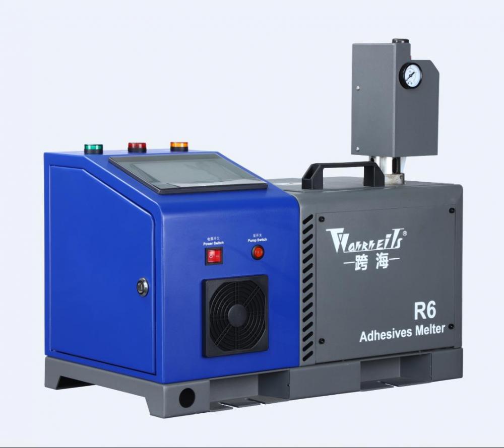 Hot melt glue machine with high safety performance